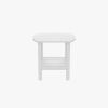 HDPE Side Table; White
