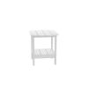 HDPE Side Table; White