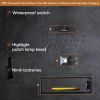 4 Pack Solar Post Light Waterproof SMD LED Outdoor Street Fence Deck Cap Lamp 4x4