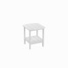 HDPE Side Table; White